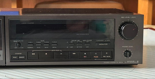 Sony Cd Md Cassette Deck Tc K555Es