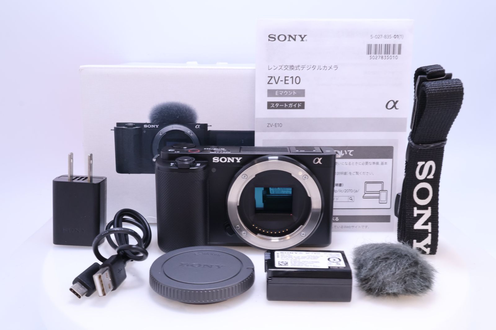 Sony Mirrorless Interchangeable Lips 5,333 Zv-E10 Vlog Vlogcam Aps-C (Black)(