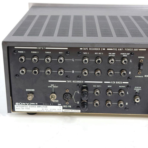 Sony Integrated Amplifiers Ta-1150 Ok