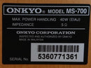 Onkyo Speakers Ms-700