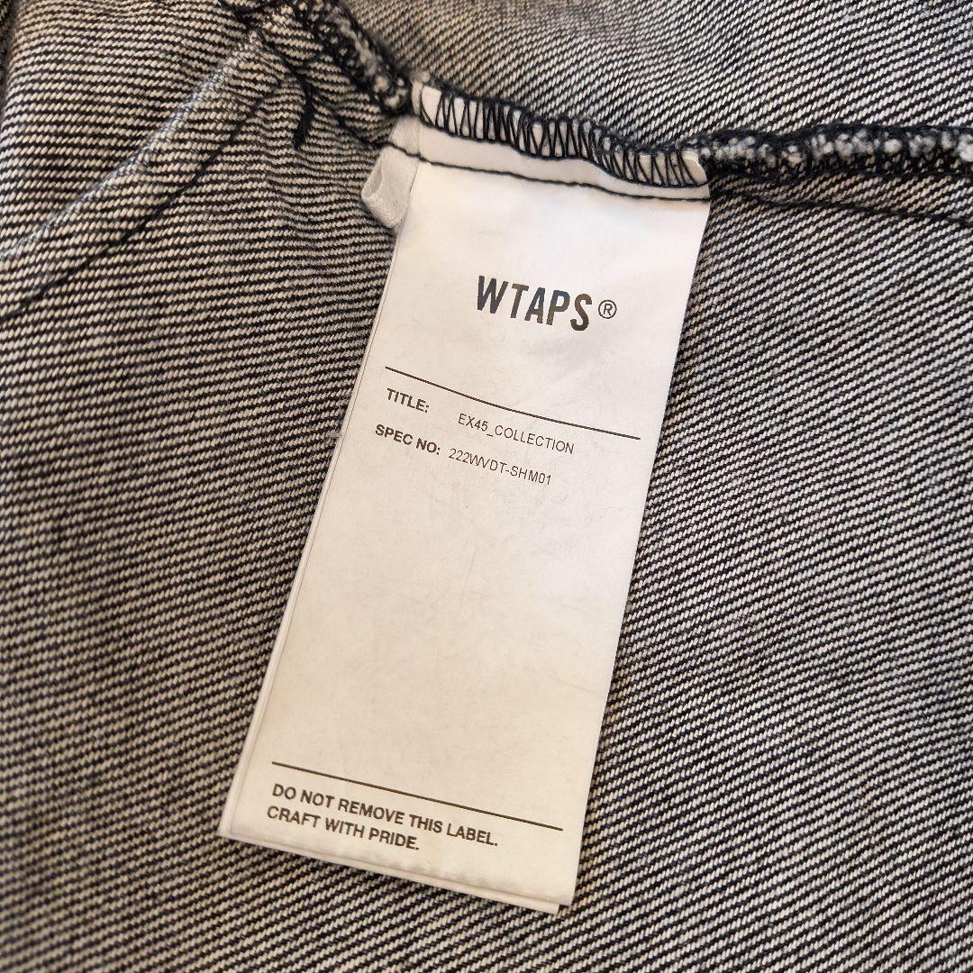 Wtaps Denim Shirts Dungaree Wcpo 01 Ls Cotton Black