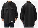 Wtaps Denim Shirts Dungaree Wcpo 01 Ls Cotton Black