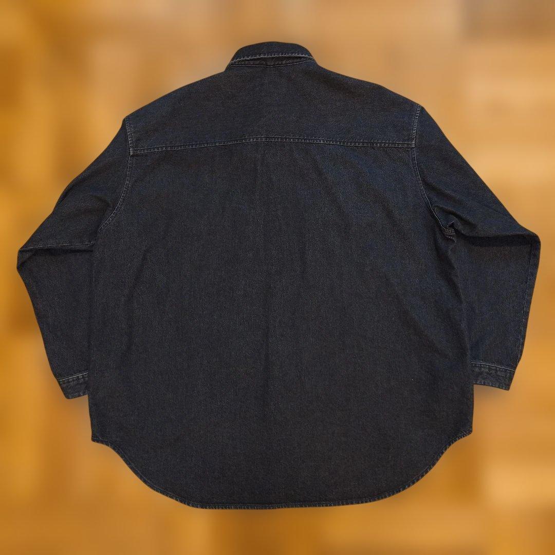 Wtaps Denim Shirts Dungaree Wcpo 01 Ls Cotton Black