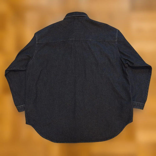 Wtaps Denim Shirts Dungaree Wcpo 01 Ls Cotton Black