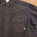 Wtaps Denim Shirts Dungaree Wcpo 01 Ls Cotton Black