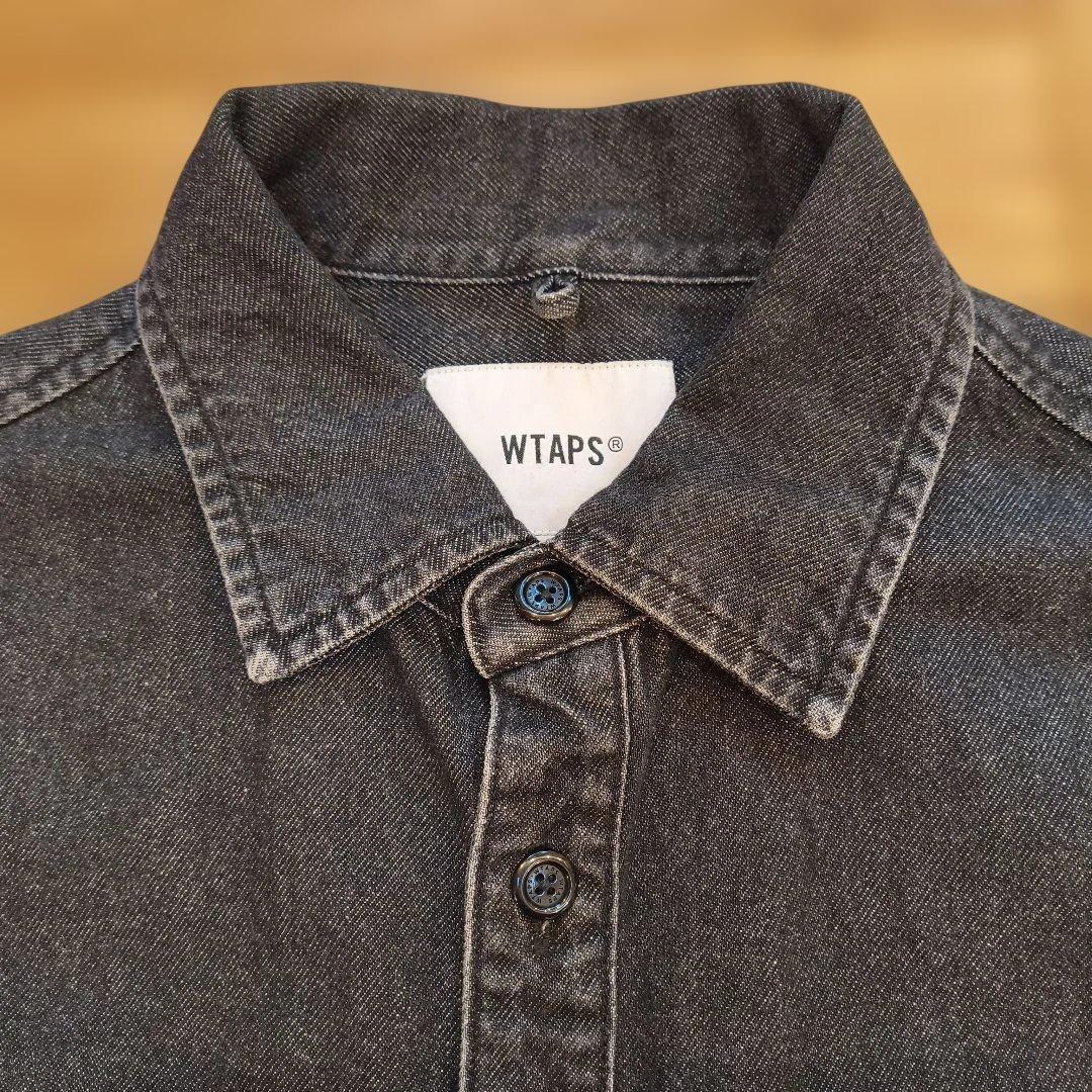 Wtaps Denim Shirts Dungaree Wcpo 01 Ls Cotton Black