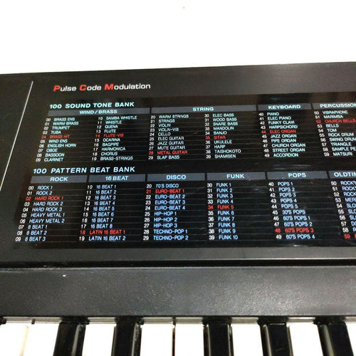 Casio Keyboard Electronic Piano Tone Bank Ma-101