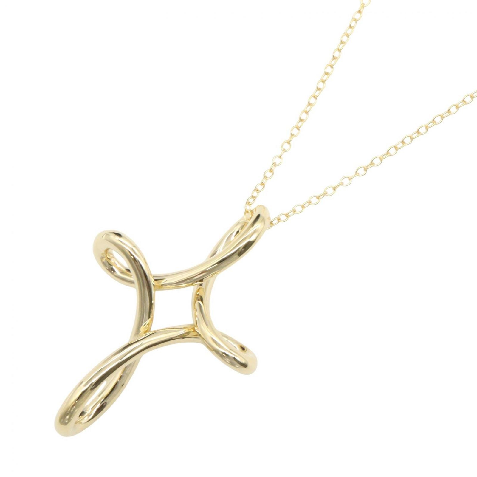 Tiffany Necklace Co K18 Used A