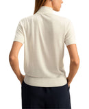 Long Sleeve Lilysilk Solomon Sweater Natural White