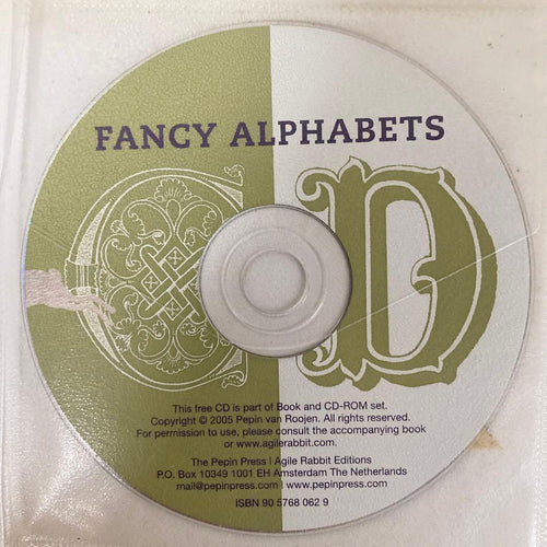 Art, Design Music Fancy Alphabets Cd-Rom