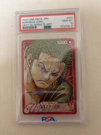 One Piece Card Game Op01-001 Psa10