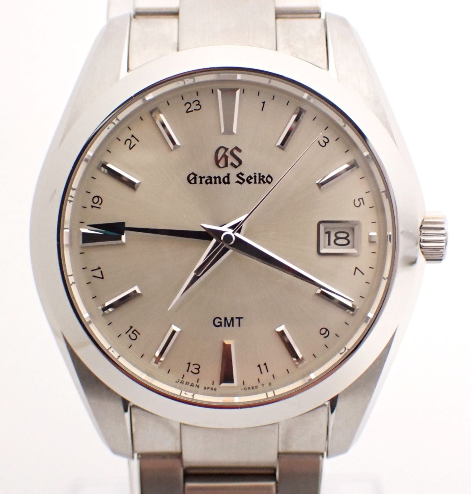 Grand Seiko Watch (Quartz) Gmt 9F86-0Af0/Sbgn011 Ss Qz
