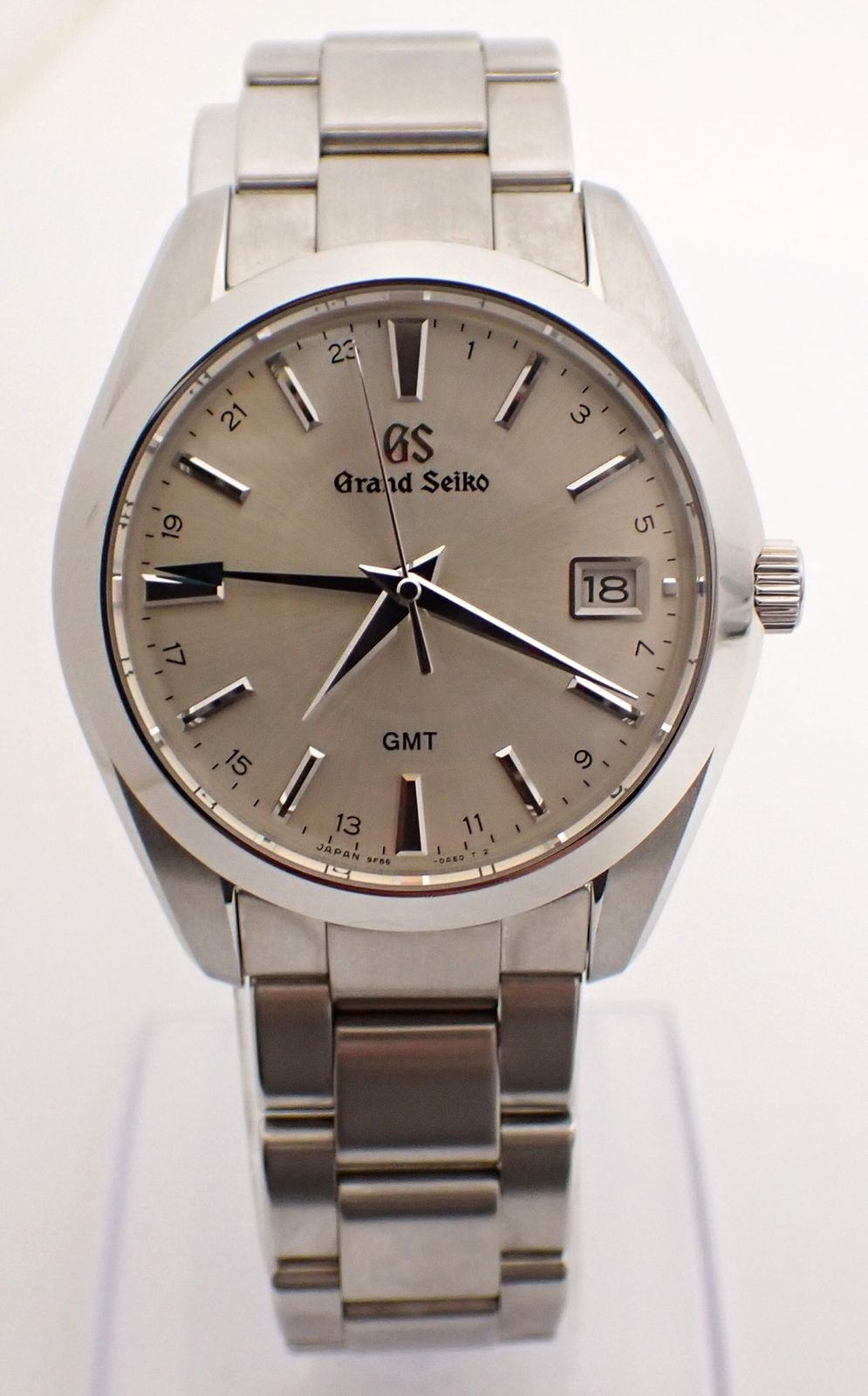 Grand Seiko Watch (Quartz) Gmt 9F86-0Af0/Sbgn011 Ss Qz