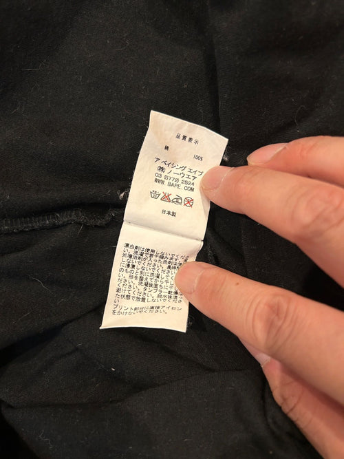 A Bathing Ape T -Shirt A-1901 Bape V Xs