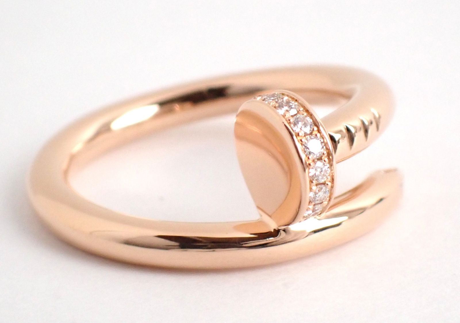 Cartier Ring #55(12.5 K18Pg 8.0G
