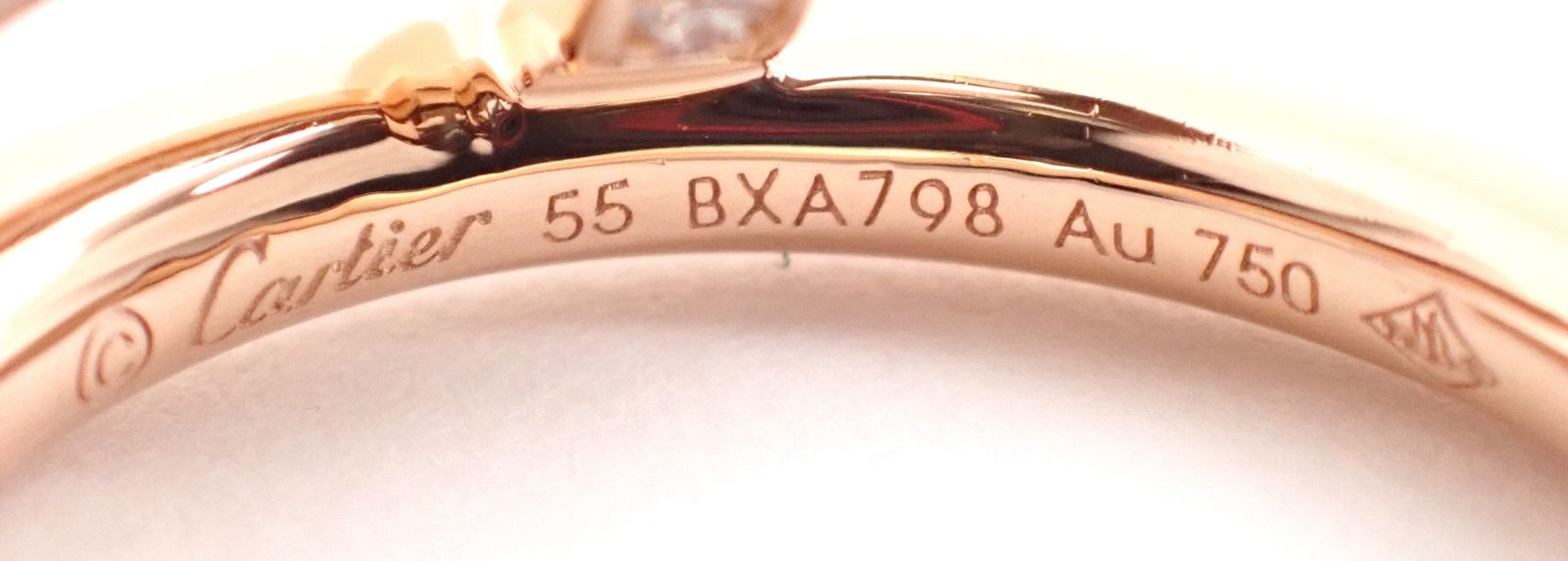 Cartier Ring #55(12.5 K18Pg 8.0G
