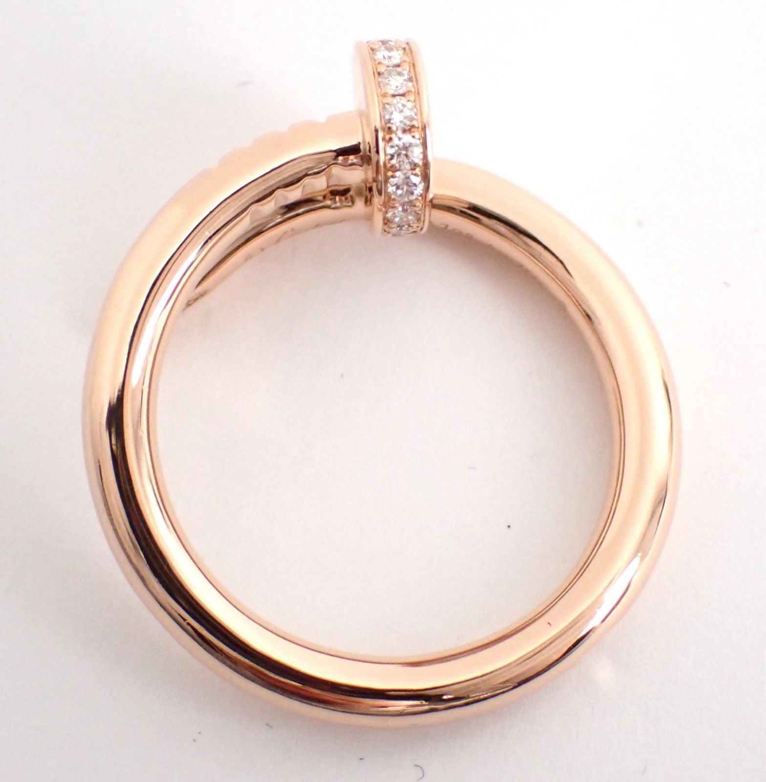Cartier Ring #55(12.5 K18Pg 8.0G