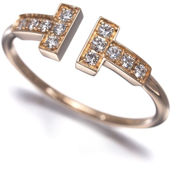 Tiffany Ring T 10.5 K18Pg #196487