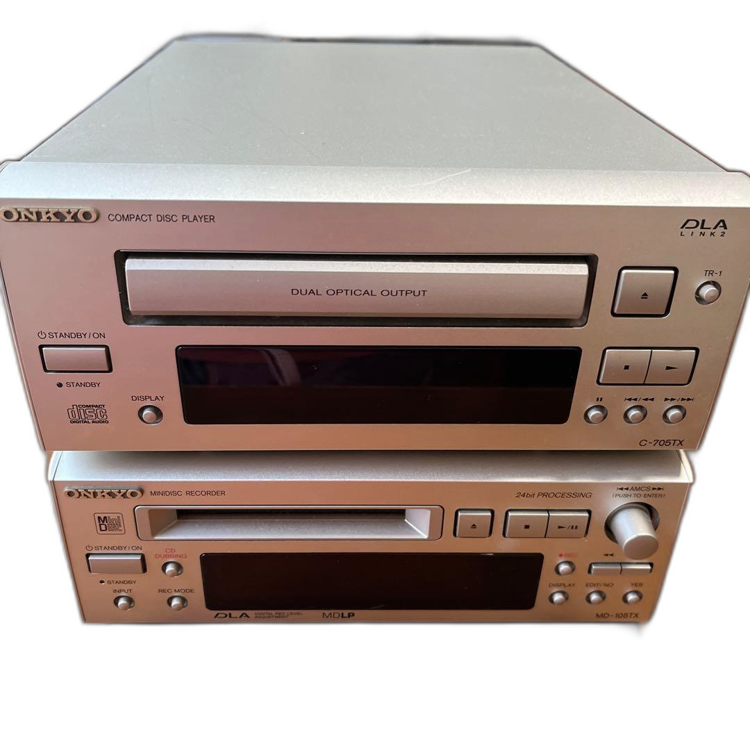 Onkyo Mini -Component C-705Tx &Md-105Tx