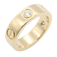 Cartier Ring 3Pd B4032400 K18 Used A