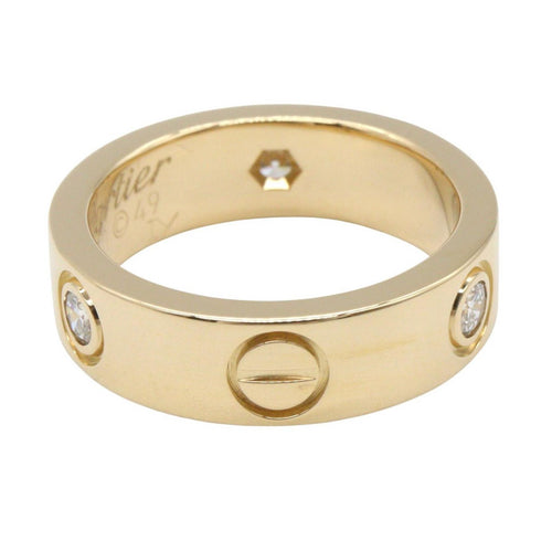Cartier Ring 3Pd B4032400 K18 Used A