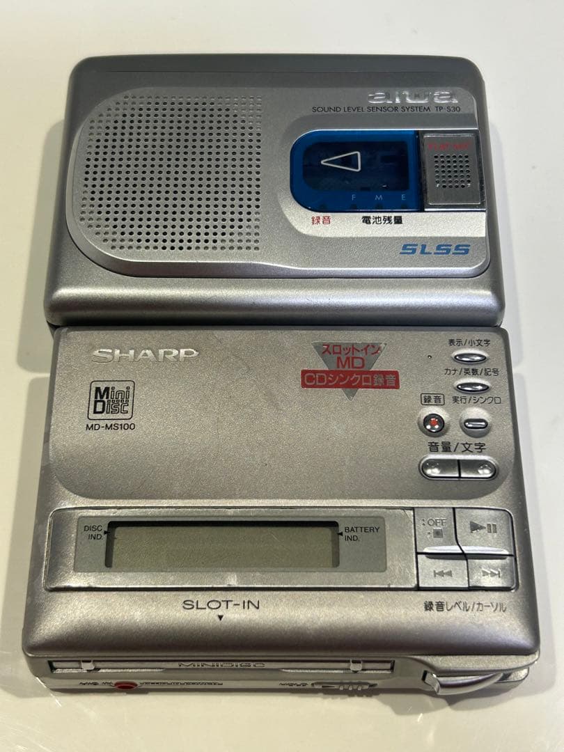 Sony Cassette Player Tcm-55 Sharp Md-Ms100 Aiwa Sl55