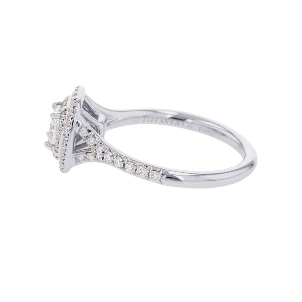 Tiffany Ring 0.45Ct/ 0.32Ct Pt950 13