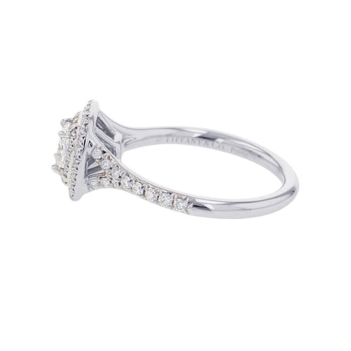 Tiffany Ring 0.45Ct/ 0.32Ct Pt950 13