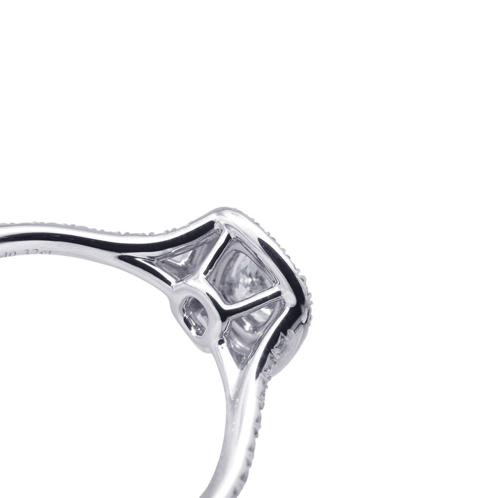 Tiffany Ring 0.45Ct/ 0.32Ct Pt950 13