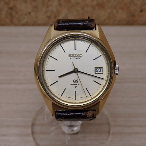 Grand Seiko Automatic Winding Clock 5645-7010 Hi-Beat Cap Gold