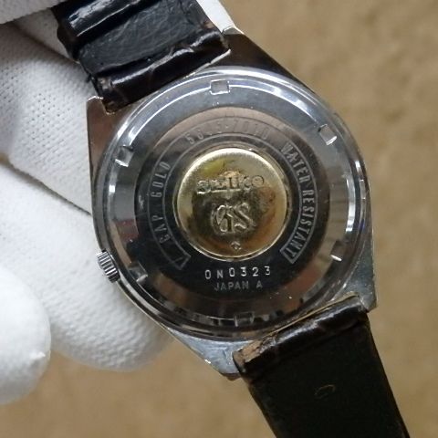 Grand Seiko Automatic Winding Clock 5645-7010 Hi-Beat Cap Gold