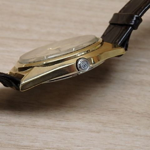 Grand Seiko Automatic Winding Clock 5645-7010 Hi-Beat Cap Gold