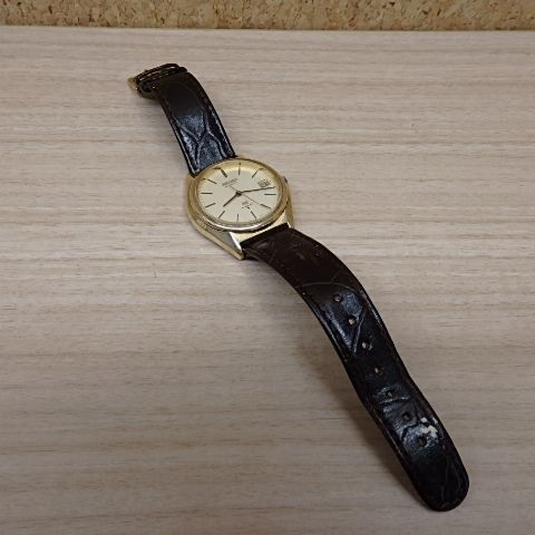 Grand Seiko Automatic Winding Clock 5645-7010 Hi-Beat Cap Gold