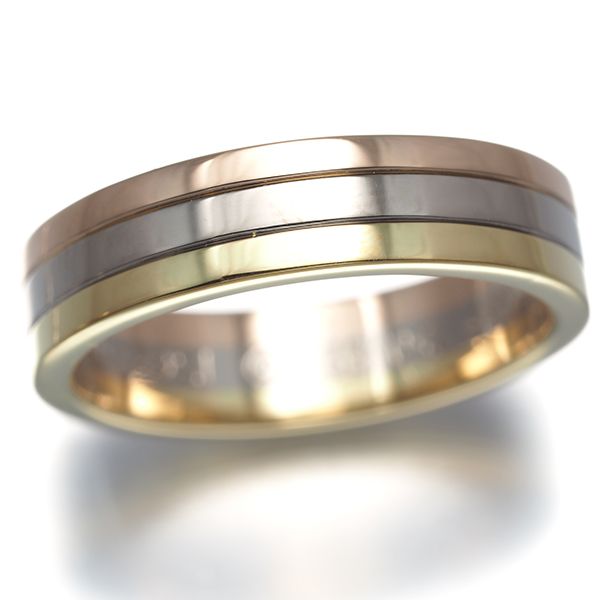 Cartier Ring 52 K18Yg/Wg/Pg #195638