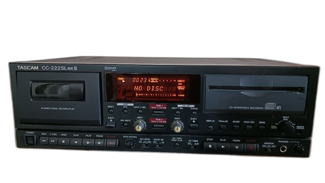 Tascam Cd Md Cassette Deck Cc-222Slmkii