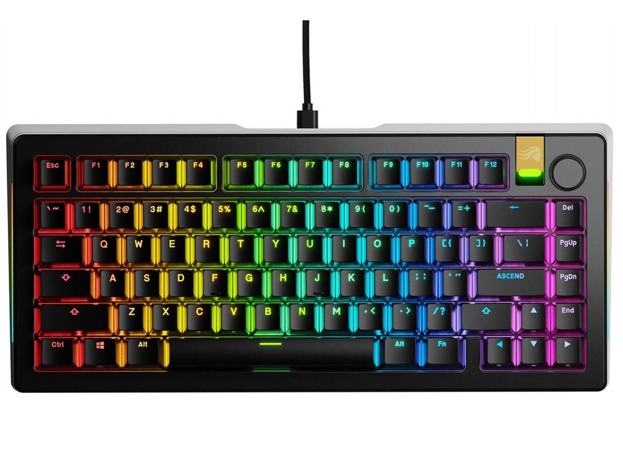 Others 5 Glorious Glo-Kb-Gmmk3-Pro-75-Pb-He-W-Blk-Us