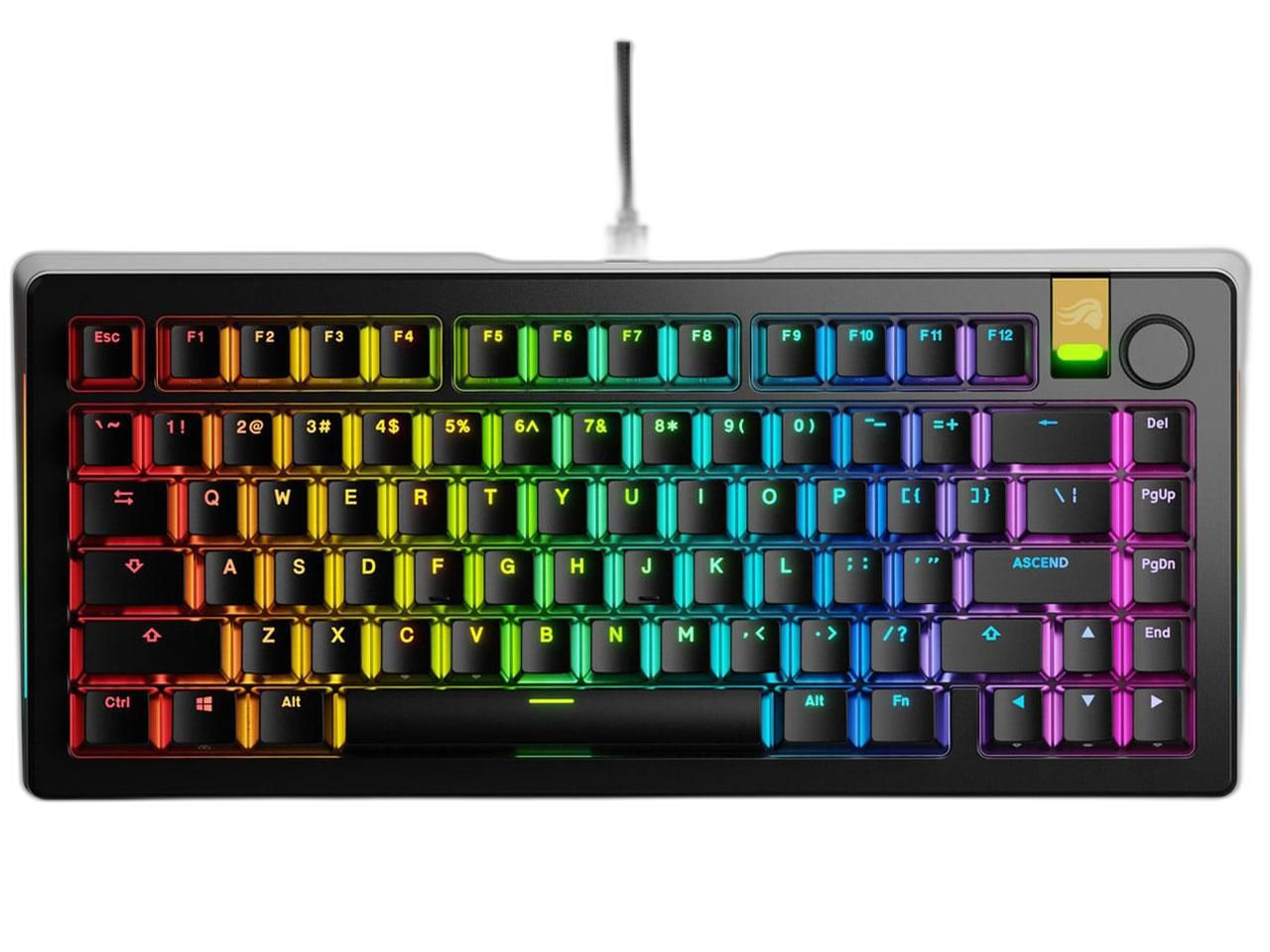 Others 5 Glorious Glo-Kb-Gmmk3-Pro-75-Pb-He-W-Blk-Us