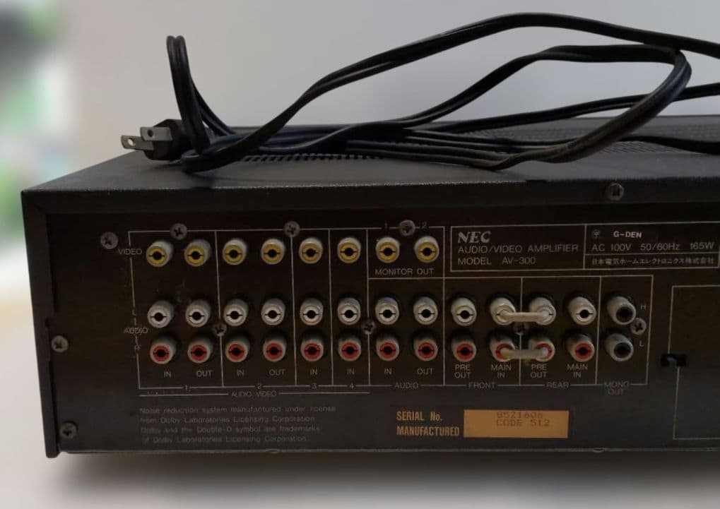 Nec Av Amplifiers Av-300