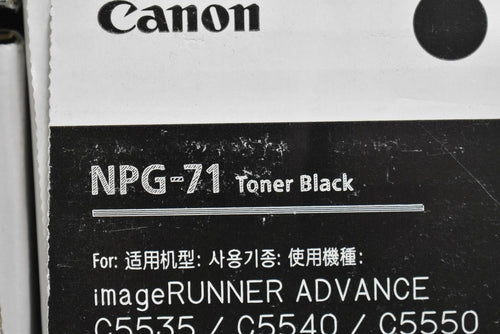 Toner Cartridge Canon Npg-71 4 Itf1B0Utvtmw-D-N15-Byebye