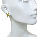 Tiffany Earrings (For Both Ears) Co. 750 K18 Yg Plat