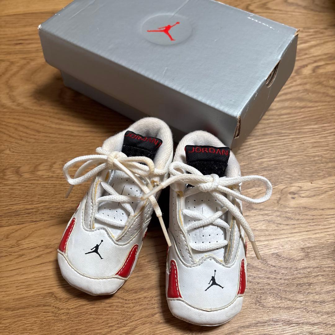 Nike First Step Shoes Jordan Xiv White Red