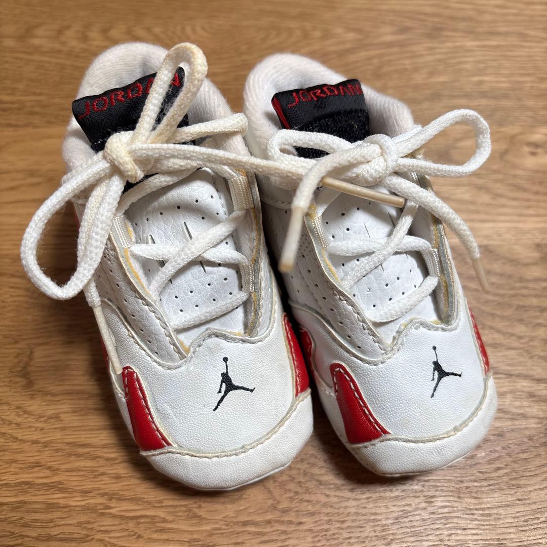 Nike First Step Shoes Jordan Xiv White Red