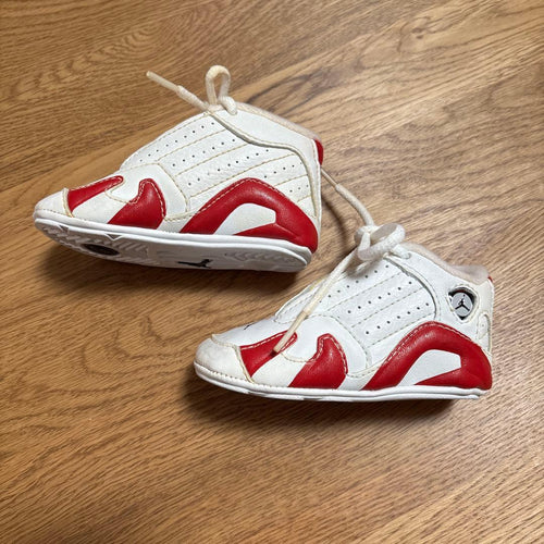 Nike First Step Shoes Jordan Xiv White Red