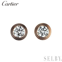Cartier Earrings (For Both Ears) K18Pg Sm