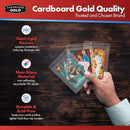 Card Case Cardboard Gold 1 Psa/Bgs 50 (2)