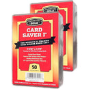 Card Case Cardboard Gold 1 Psa/Bgs 50 (2)