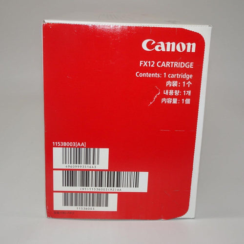 Canon Toner Cartridge Fx-12 1153B003(4,500 Cn-Epfx12J