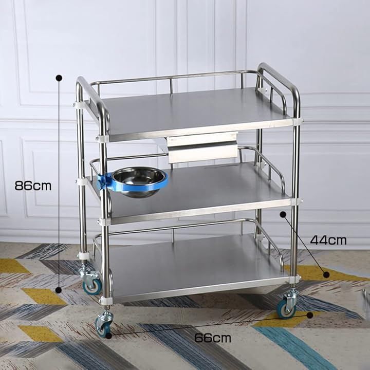 Kitchen Wagon Tappros 3 100Kg 360 66X 44X 86Cm)