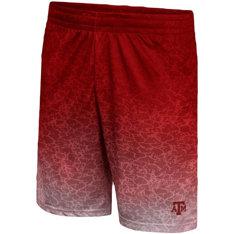 Casual Pants Mens Colosseum Maroon Texas Am Aggies Walter Shorts Tam Red