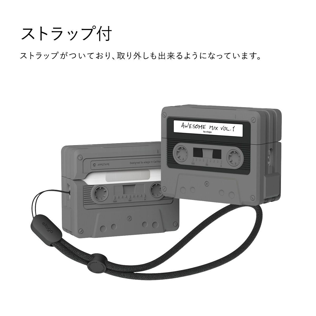 Earphone Case Airpods Pro2 Apple Pro 2 Elago Cassette Tape